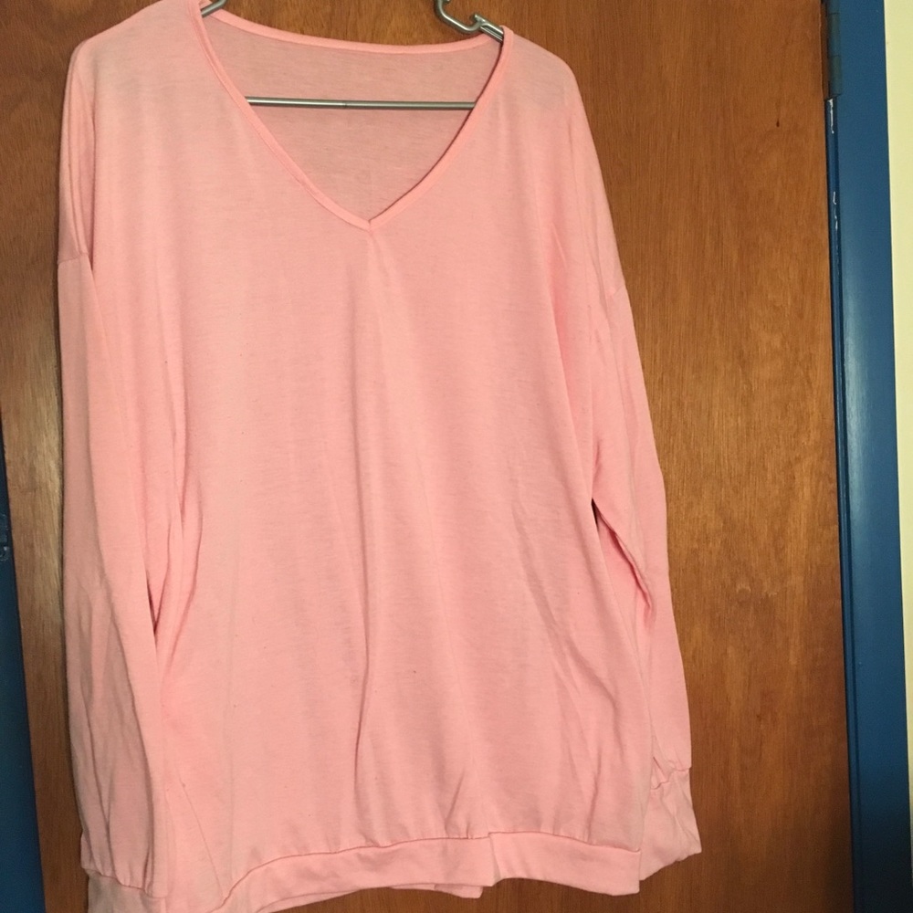 Pink Lon sleeved shirt